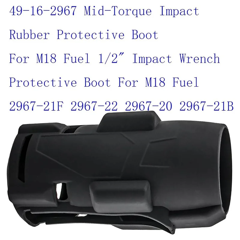 

ABMH-49-16-2967 Mid-Torque Impact Rubber Protective Boot For M-18 Fuel 1/2Inch Impact Wrench Protective Boot 2967-21F 2967-22