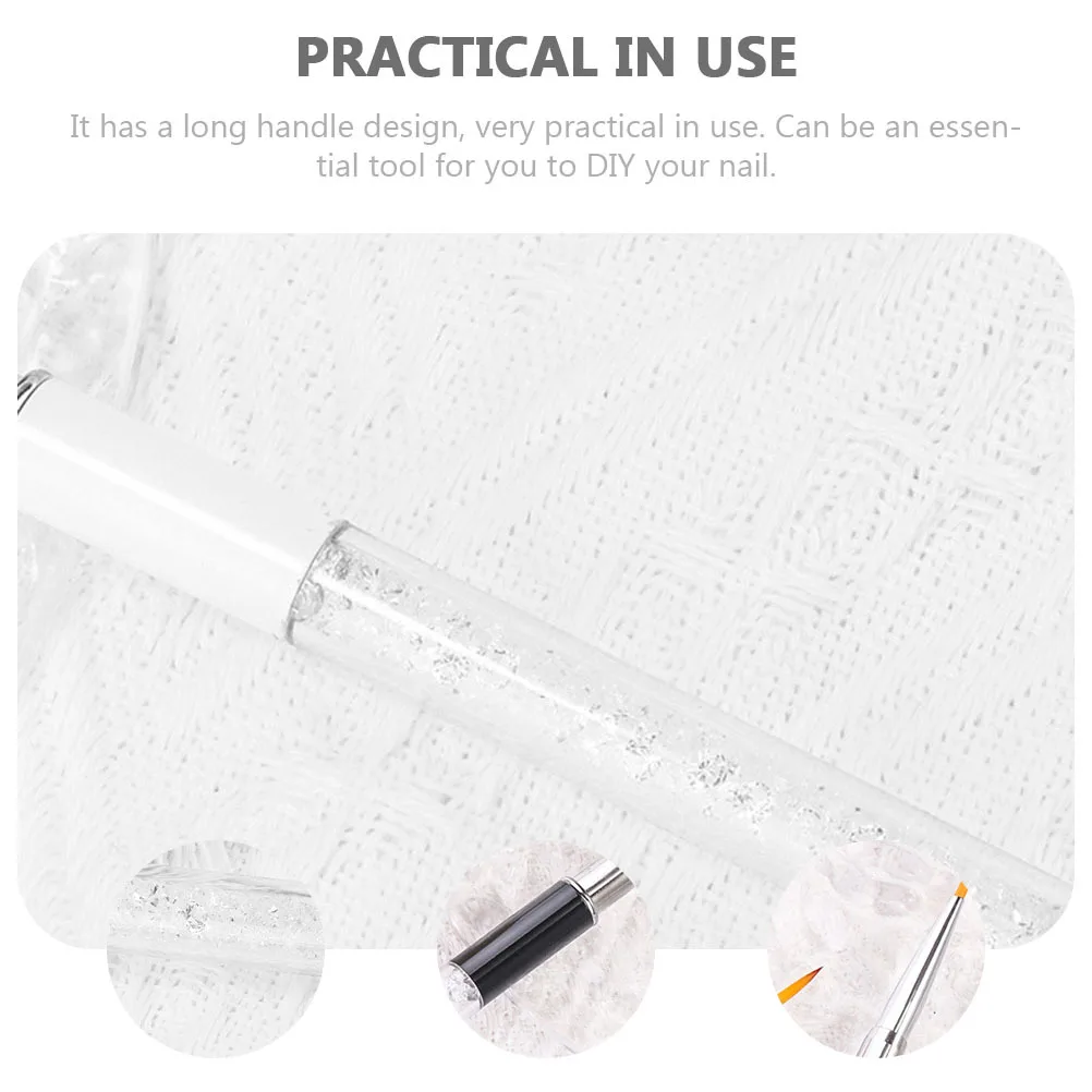 

2pcs Nail Art Pen Professional Manicure Painting Tool For Diy Design Sturdy Pattern Drawing Beauty Supply Salon Manicure Tool