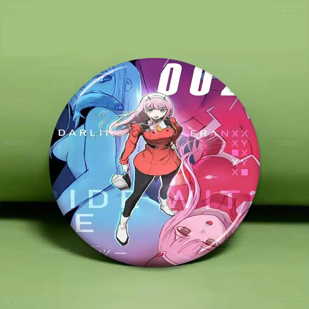 فرانكس صفر اثنين 002 أنيمي أنيمي زر دبوس بروش اليدوية للملابس الكرتون شارة ظهره الديكور مجوهرات اكسسوارات #6