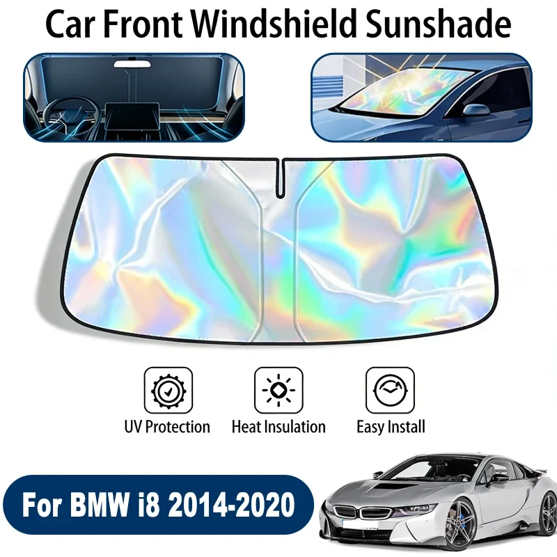 

Car Windshield Sun Shade UV Reflective Sun Visor Protection Cover For BMW i8 I12 I15 2014-2020