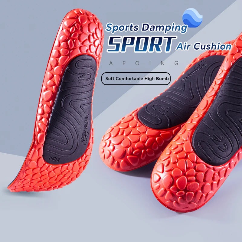 1Pair Sport Insoles for Shoes Shock Absorption Deodorize Breathable Insole for Men Women Sport Running Care Insoels