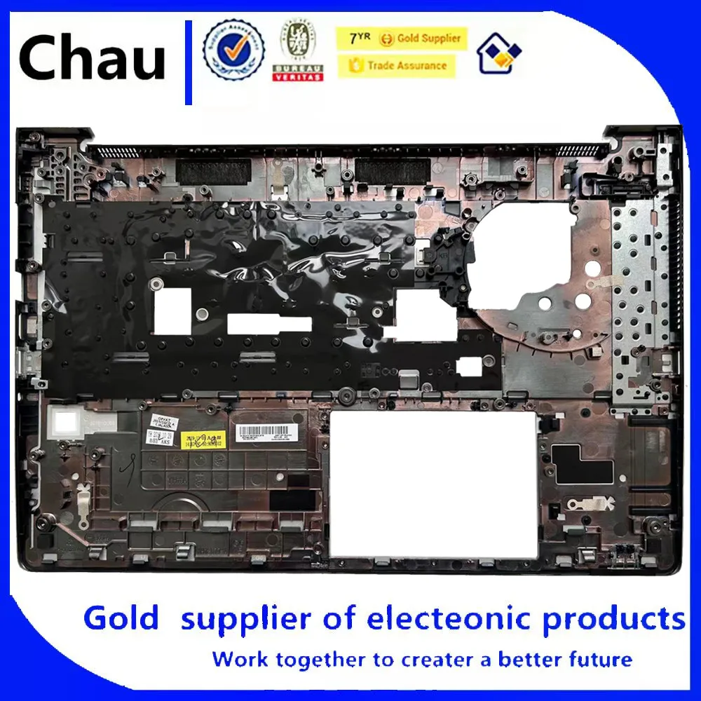 جديد لـ Chau EliteBook 755 850 G6 G5 حافظة علوية للكمبيوتر المحمول Palmrest غطاء/غطاء قاعدة سفلي L63370-001 L63359-001