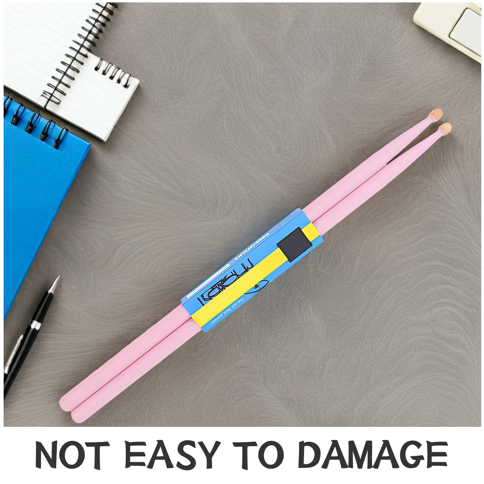 4 قطعة أفخاذ القيقب خفيفة الوزن غير قابلة للانزلاق سطح أملس لجميع أنماط المبتدئين الاطفال قرع أداة العصي الخشب