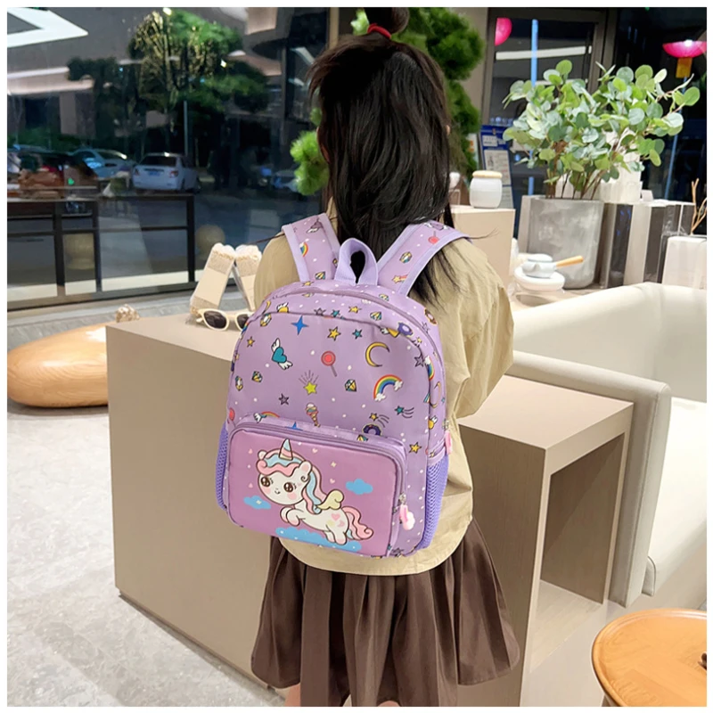 Children's Schoolbag Kindergarten Lightweight Waterproof Boy Girl Backpack Cute Cartoon Trend Double Shoulder Backpack