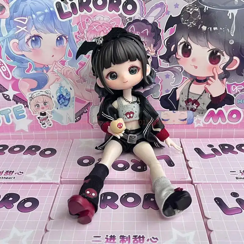 Lilolo Binary Sweetheart Mobile Doll Series Trendy Handmade Bjd Action Figure 12 punti Blind Box Ornament Simpatico giocattolo da collezione