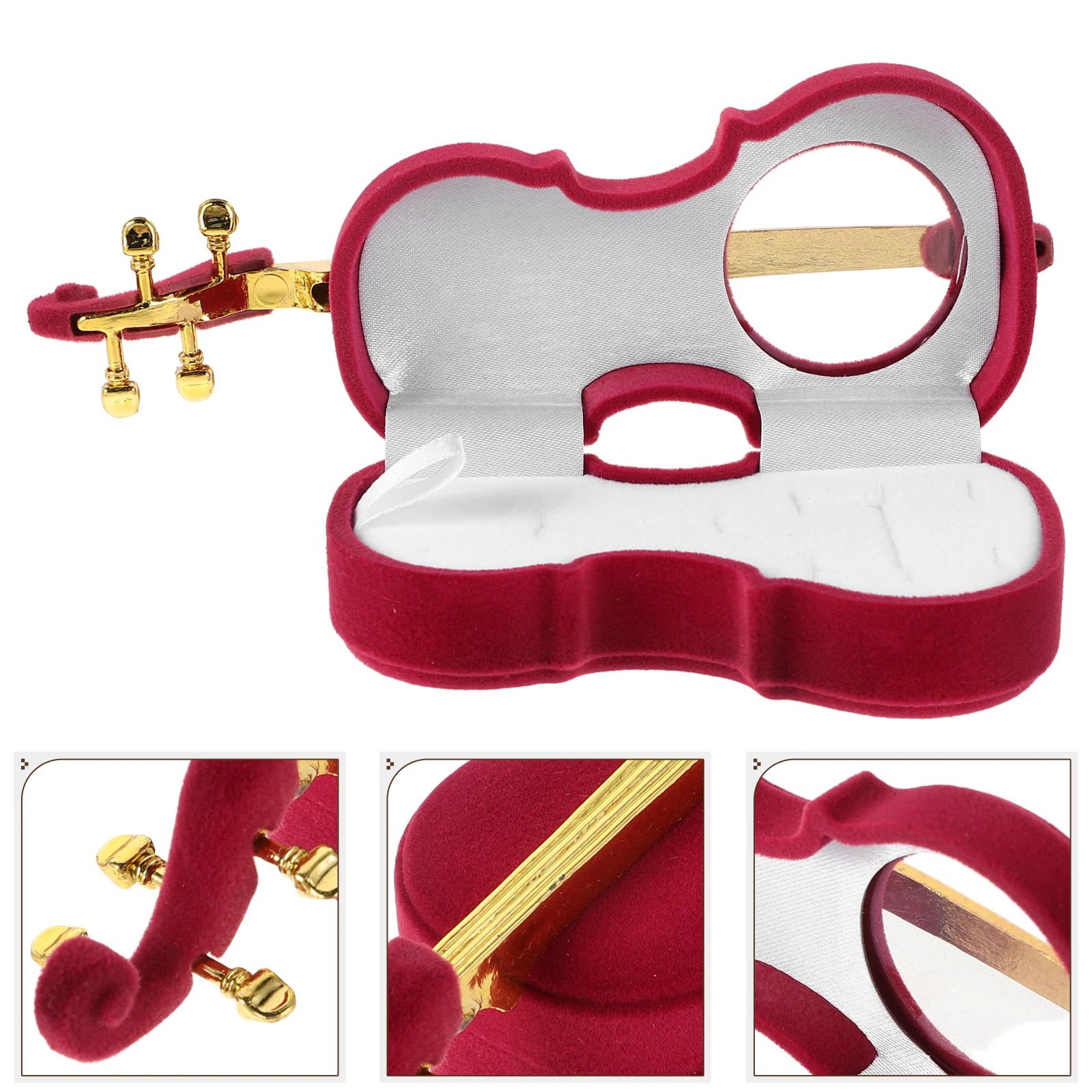 

Скрипка-органайзер для ювелирных изделий, серьги для женщин, коробки для хранения, аксессуары, серьги