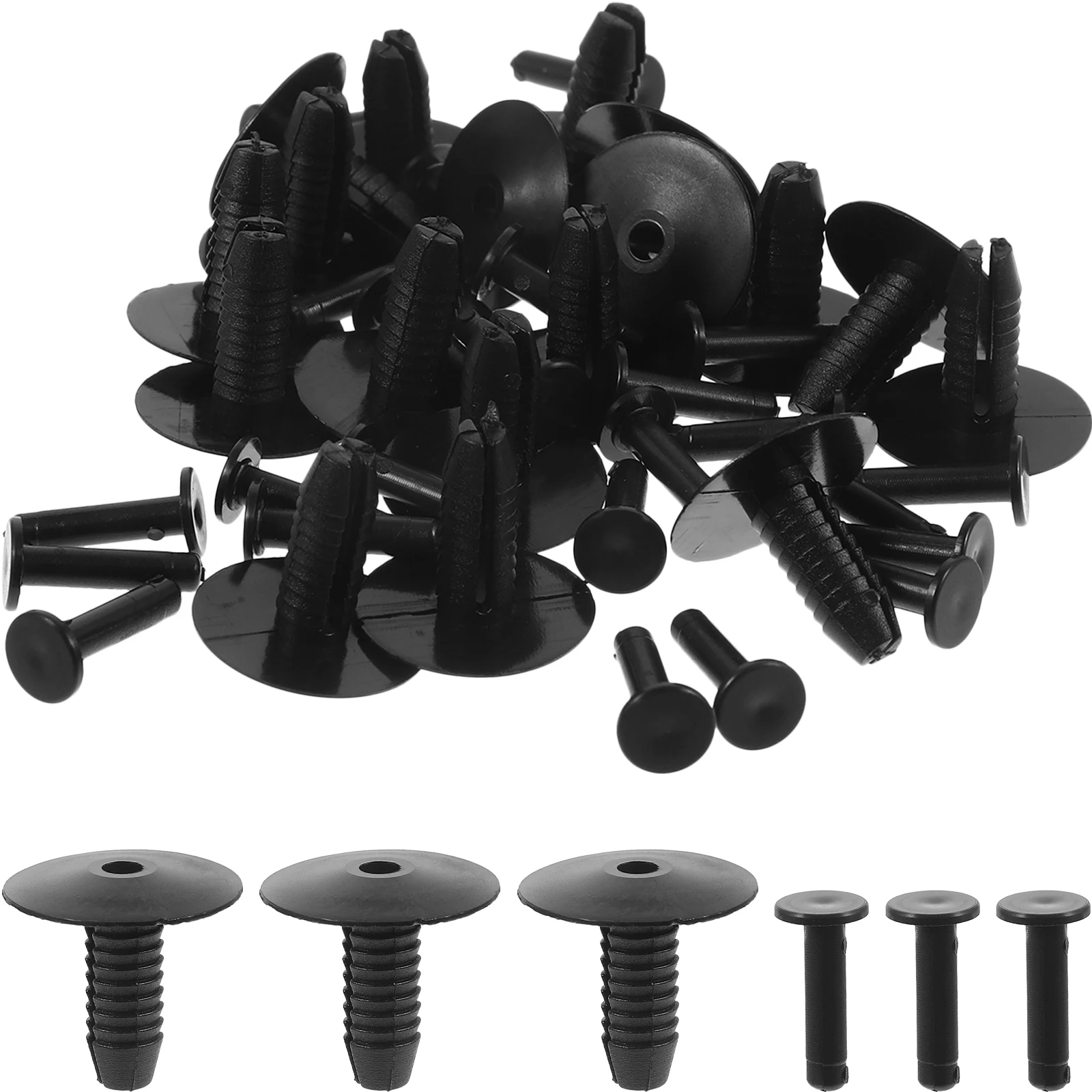 

50 Pcs Anti-scratch Board Bumper Durable Plastic Fasteners for SUVs Automotive Body Parts Door Trim