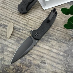 KS 1407 Pocket Folding Knife 8Cr13Mov Blade Nylon Fiber Handle EDC Hunting Self-defense Survival Cutting Wilderness Camping Tool