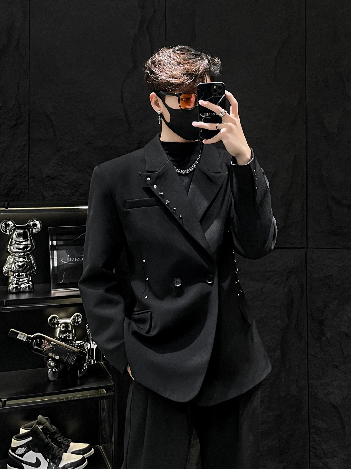 

Bla Casual Sle Мужское однобортное пальто Jaet HOMME с подкладкой на плечах, классическое длинное однобортное пальто с лацканами