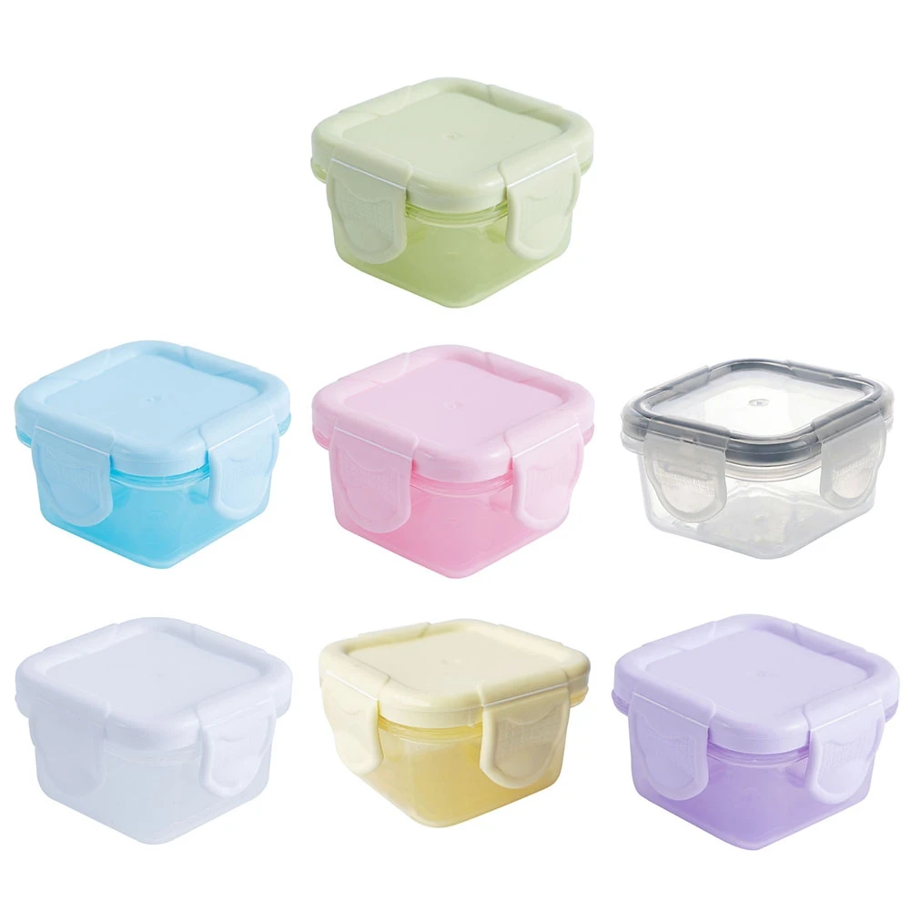 2 oz Freezer Containers for Food Storage Reusable Plastic Food Storage Container with Airtight Lid for Prep Store and Freeze