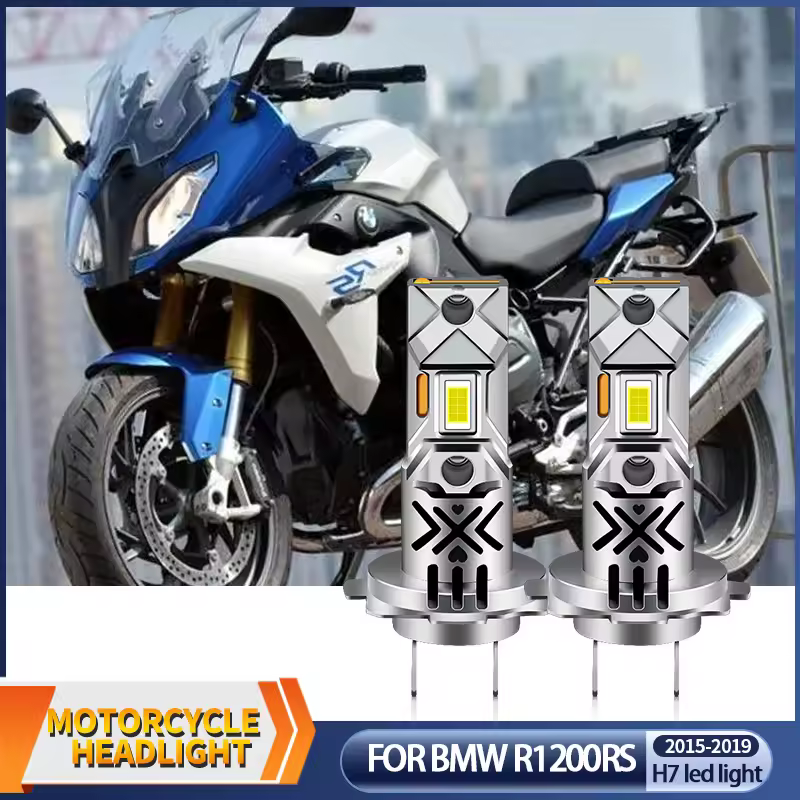 1/2 pz 12V moto 60W bianco 12000lm H7 LED lampadine per fari 6000k CANbus per BMW R1200RS 2015-2019 accessori
