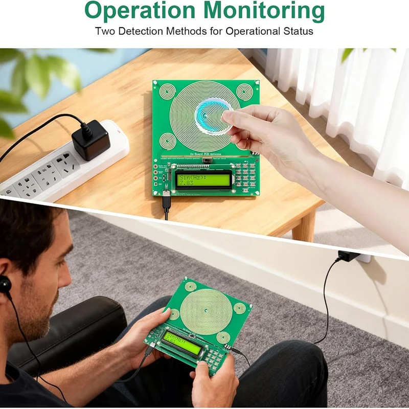 DT16 Sine Wave Signal Generator 0.01Hz-100000Hz Adjustable Type-C for Schumann Resonance Experiment Meditation