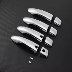 Couvercle de protection de poignée de porte chromé ABS, garniture de couverture, style de voiture, Renault Kadjar, 2015, 2016, 2017, 2018