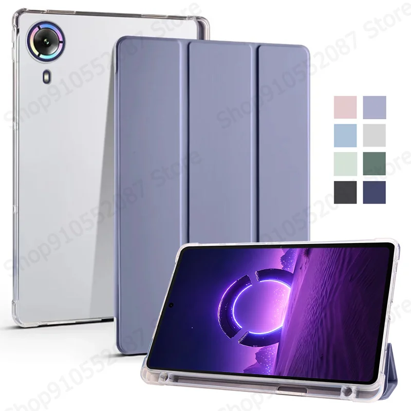 For Lenovo Legion Y700 Wuji Y700 Infinite Case With Pen Holder Trifold Soft Back Stand Tablet For Legion Y700 Infinity Case 8.4