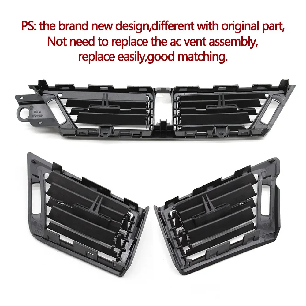 LHD Car Front Console Dashboard Air Conditioning AC Vent Grille Outlet Panel Replacement For BMW X1 E84 64229258354
