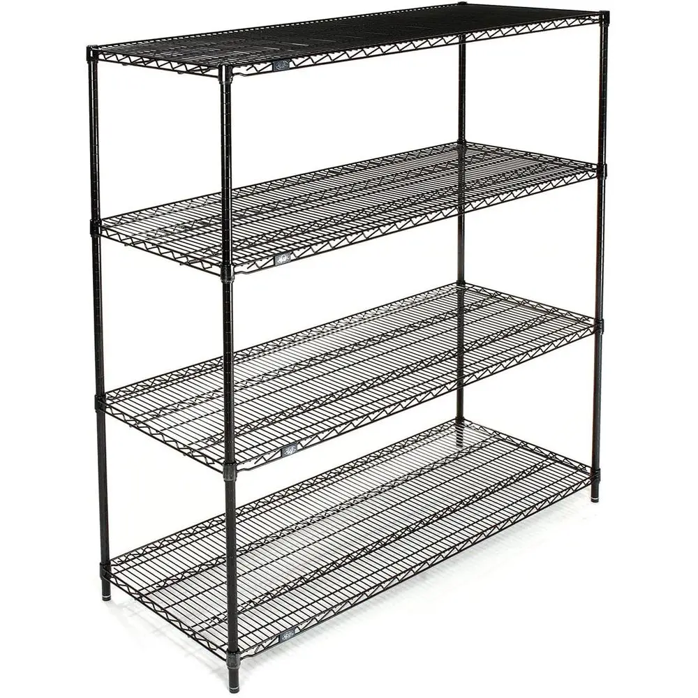 

Black Epoxy-Coated 60 Wide x 24 Deep x 74 High Wire Shelving