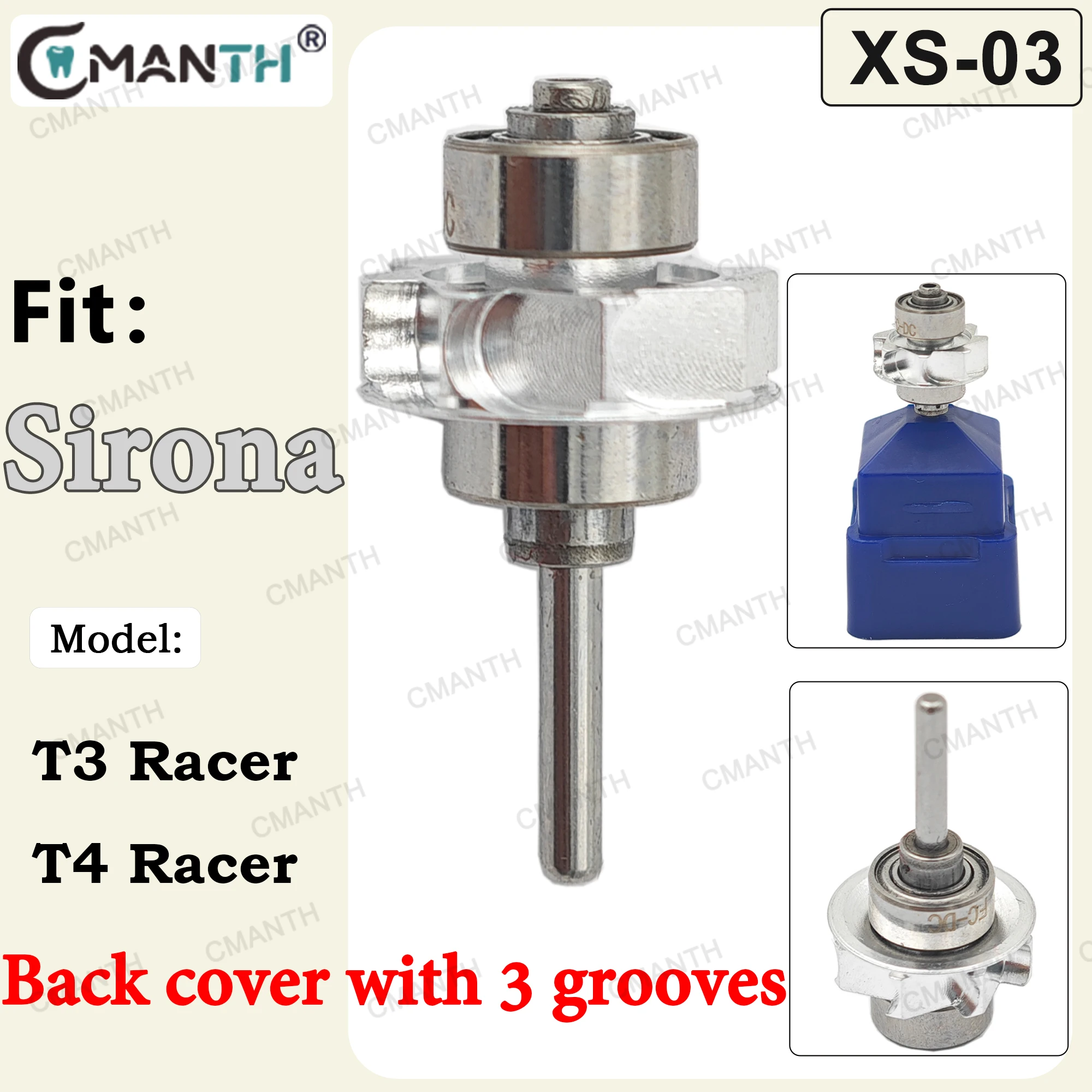 

Dental Turbine Cartridge Air Rotor Fit for Sirona T2 Racer T3 Racer High Speed Handpiece Dentistry Accessories Products