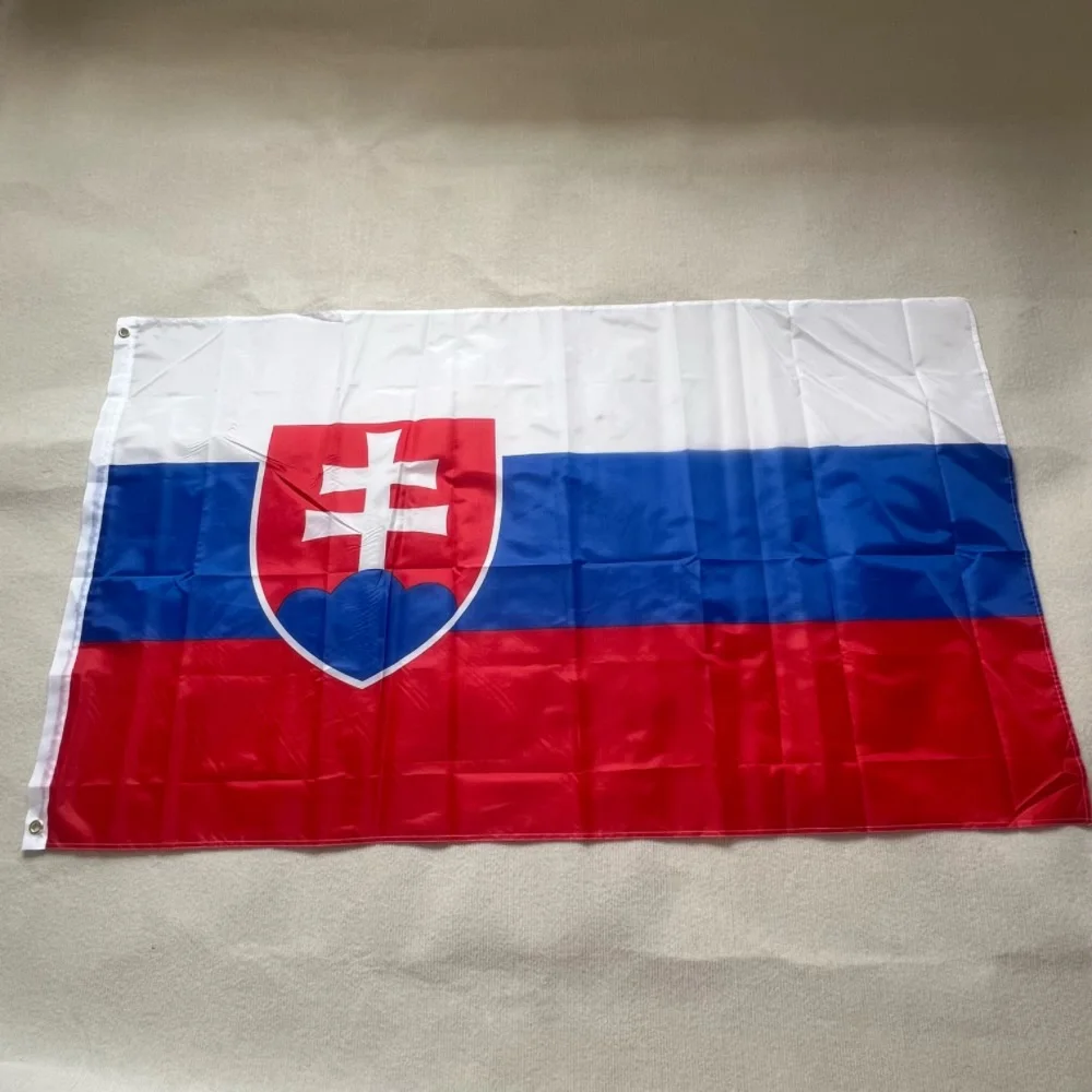 Svk Sk Slovenska Slovakia Slovak Flag90x150cm For Decorationpolyester Slovenia National standard banner