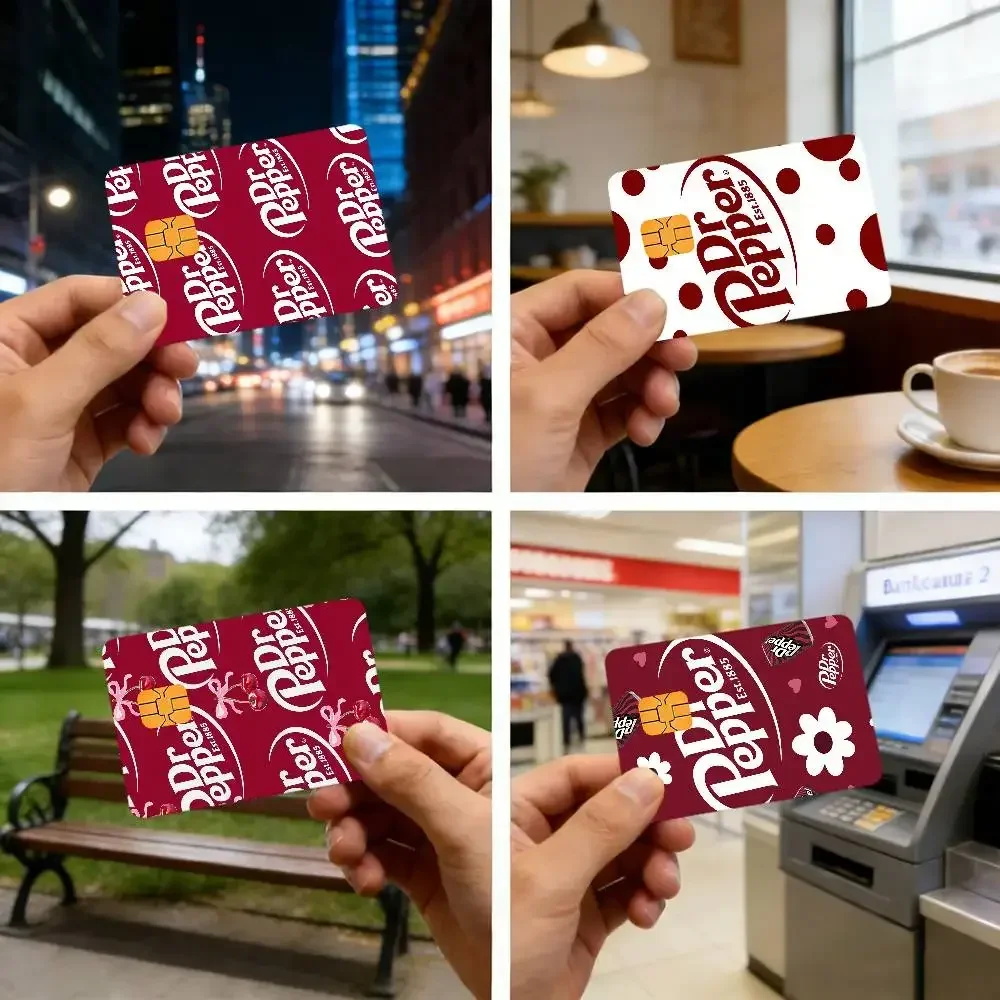 D-Dr Brand P-Pepper-S Credit Card Stickers Bank Cards Public Transport Cards Waterproof And Scratch-Resistant Protective Film