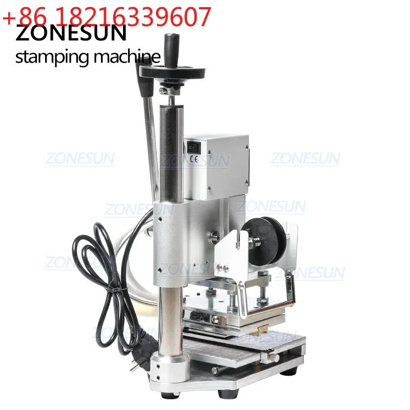 YAO ZONESUN ZS110 Hot Foil Stamping Bronzing Embossing Machine Slideable Workbench Digital Leather PVC Paper Heat Press Machine