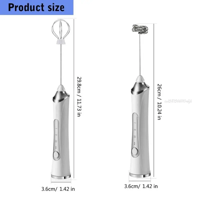 27RB 전기 우유 거품기 충전식 우유 거품 제조기 인체공학적 휴대용 거품기