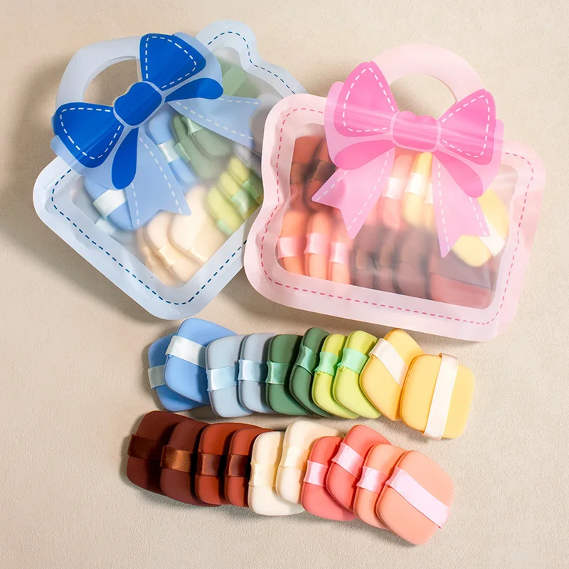 Gąbki do makijażu, gąbki do pudru, 10 sztuk, gąbki do blendowania podkładu, profesjonalne akcesoria do makijażu.