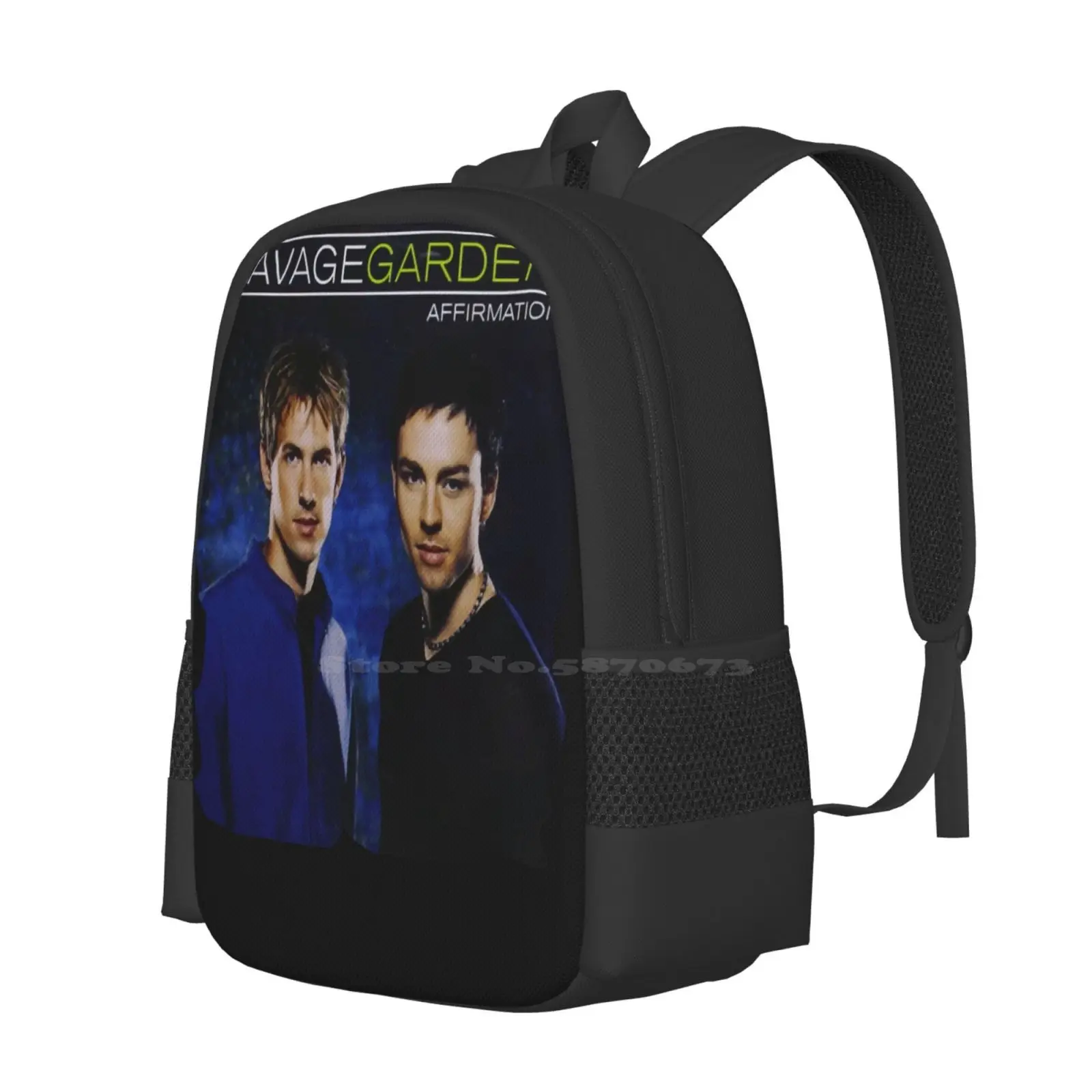 Bowersj Savage Garden Affirmation Hot Sale Schoolbag Backpack Fashion Bags Punk Affirmation Band Wyatt Shears Fletcher Shears