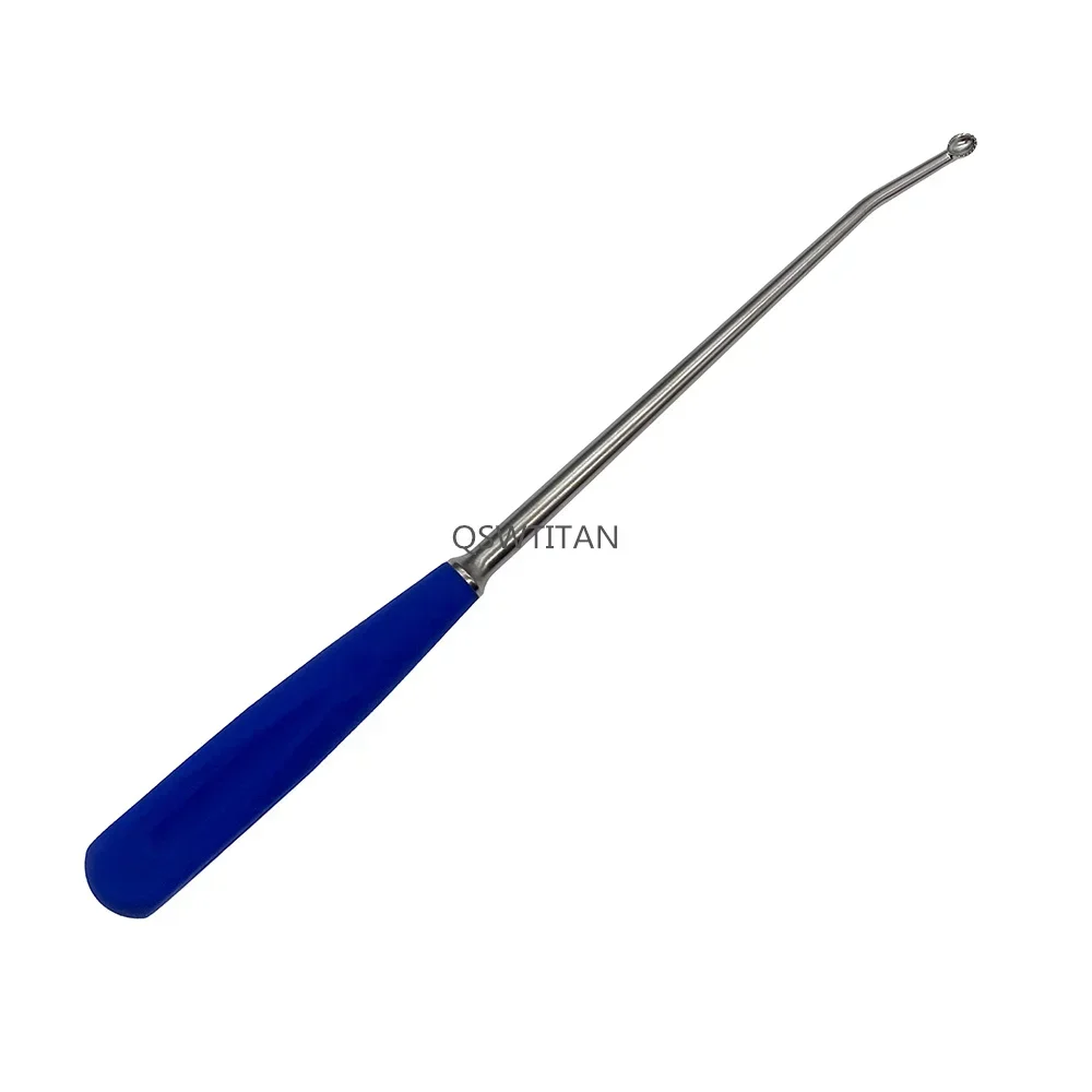 UBE Bone Curette Left Right Hand Stainless Steel Veterinary Orthopedic Surgical Instrument 1 Piece