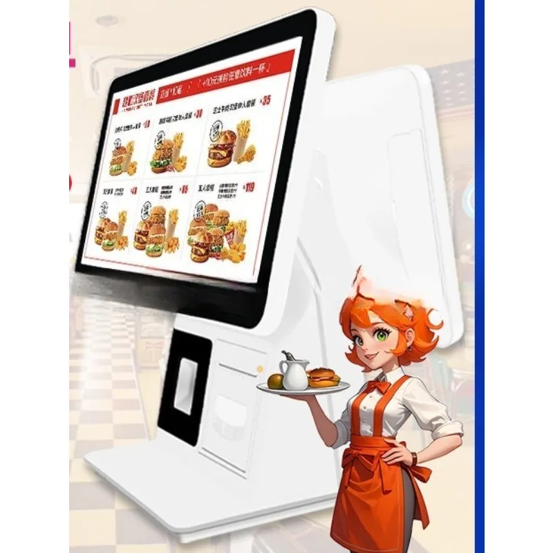 All-in-one machine Touch screen Smart cash register Scan code Order machine Self-service payment