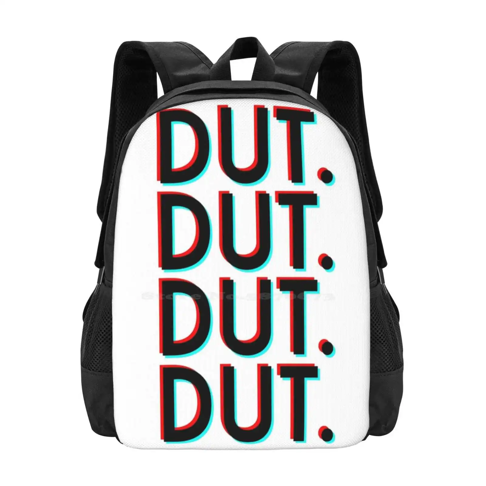 Dut. X4 ( White Background ) Hot Sale Backpack Fashion Bags Dci Drum Corps Marching Band Music Drumline