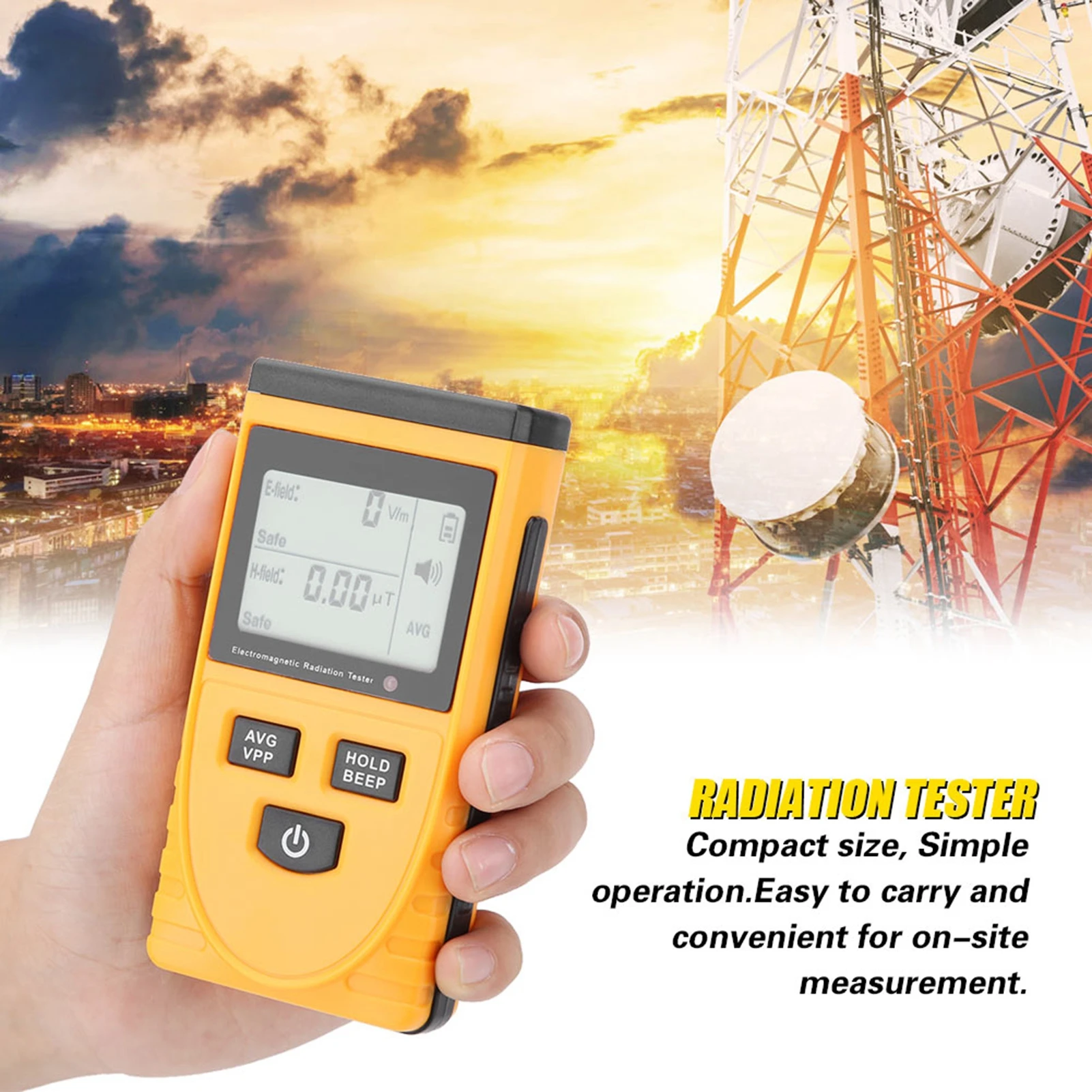 Digitaler Strahlungstester GM3120 Digitaler Detektor für elektromagnetische Strahlung EMF-Tester