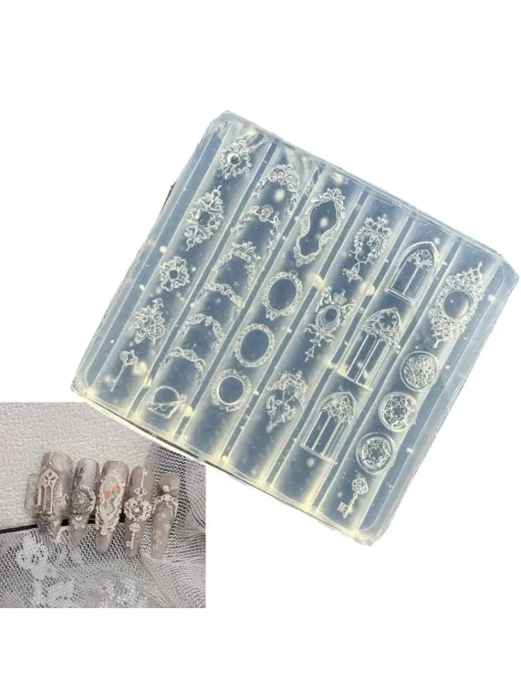 

Reusable Baroque Silicone Making Mold For Intricate Floral Art