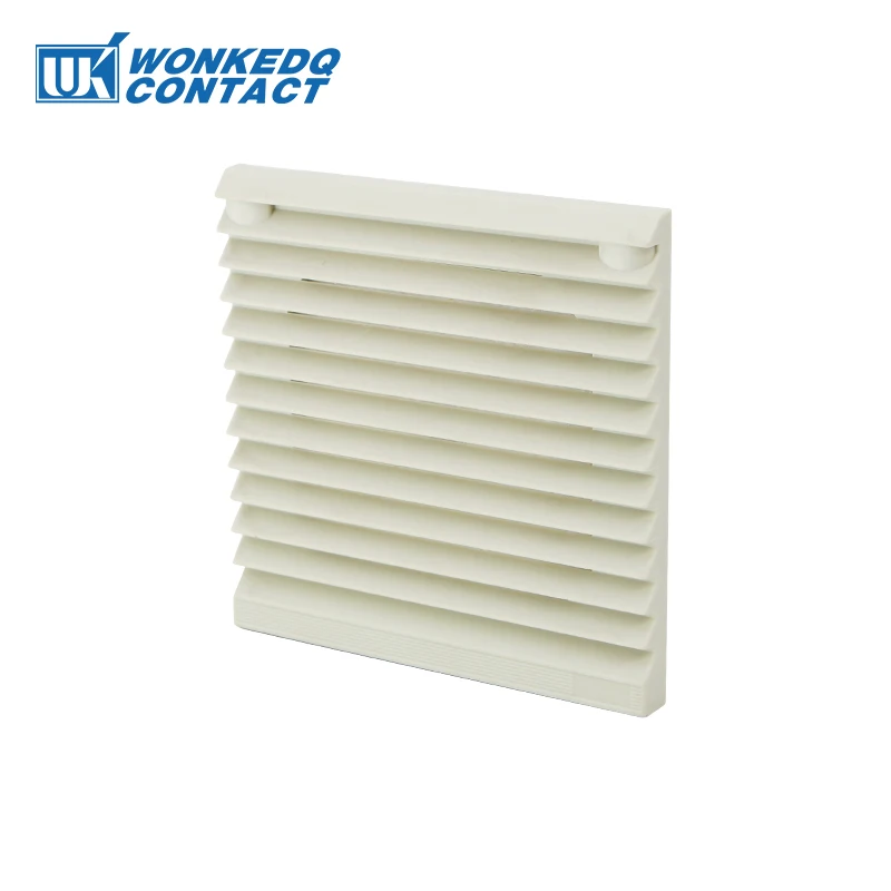 Panel de filtro de ventilación de armario, persiana de rejilla de ventilador, ventilador de escape, filtro sin ventilador, 92mm, 3321-300