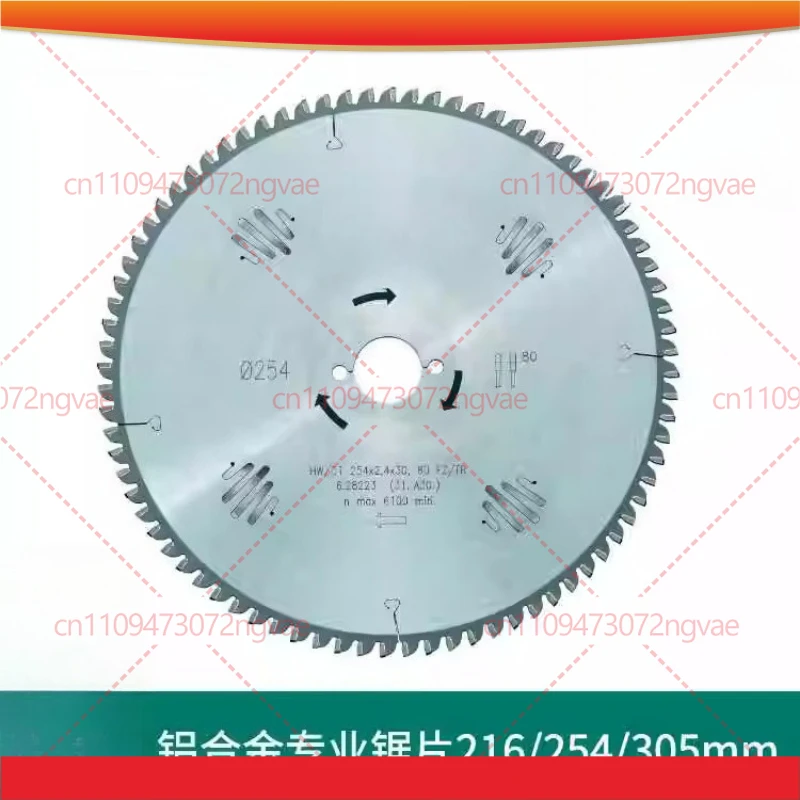 

Диск для торцовочной пилы Metabo, специальный, для алюминия, 216/254/305 мм, для алюминиевых станков