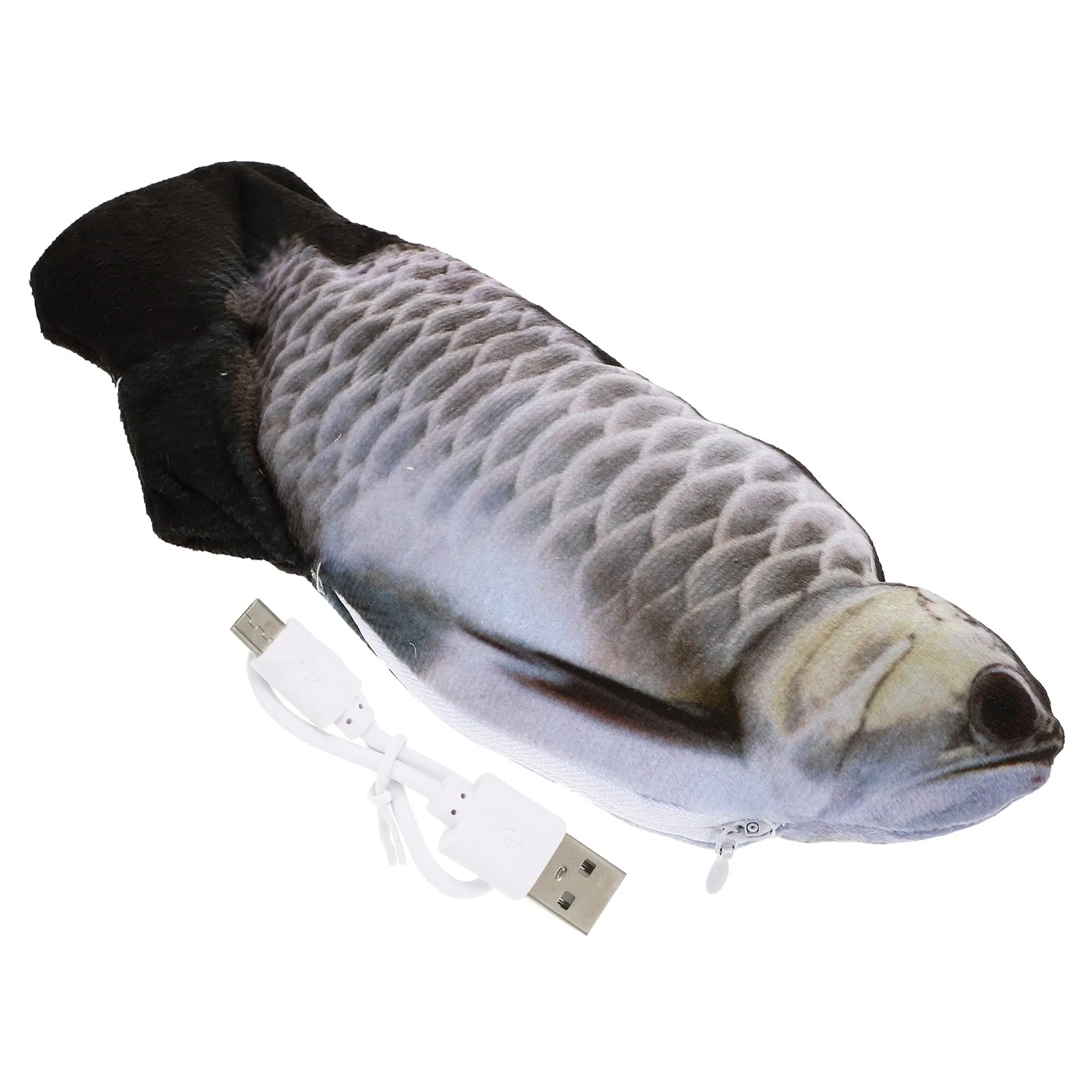

1Pcs Electric Vibration Flopping Fish Activate Cat Hunting Instinct Interactive Moving Fish Pet Plaything Catnip Stimulated