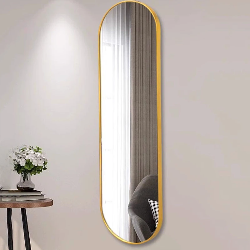 Bathroom Irregular Mirror Women Nordic Shower Girly Room Bedroom Mirror Large Standing Espejos Cuerpo Completo Room Decor