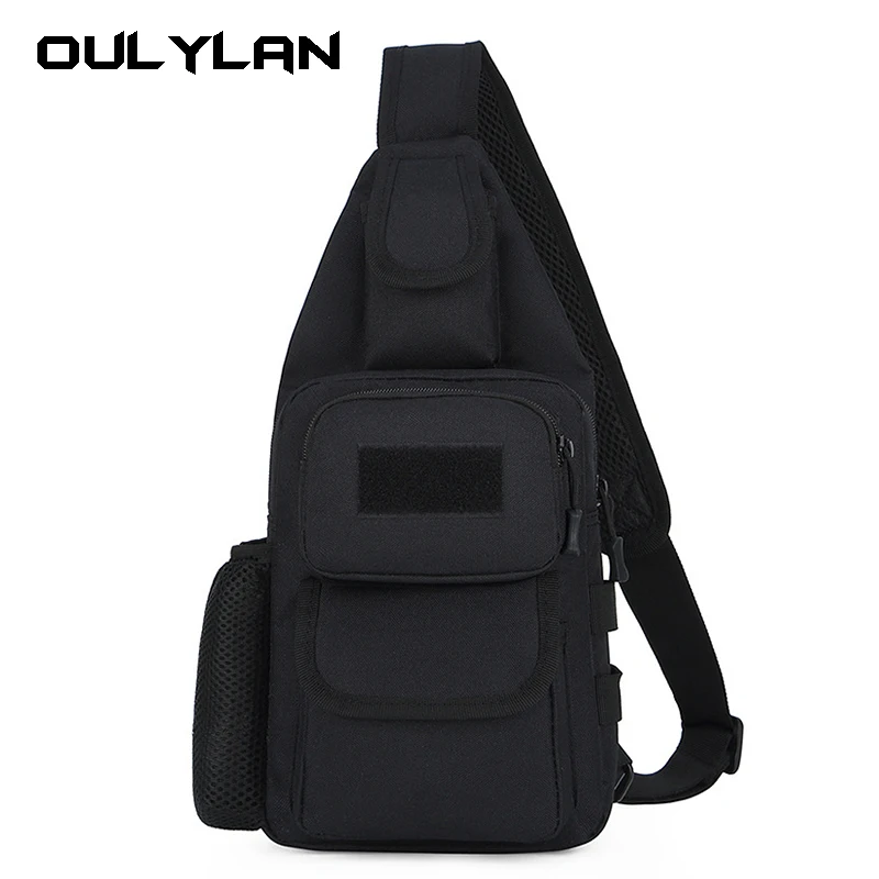 

OULYLAN Chest Bag Men's Sports One Shoulder Messenger Bags Men's Outdoor Nylon Waist Bag Backpack Tactical Slingshot Bags 2024