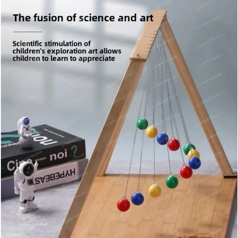 

Serpentine Pendulum Simple Pendulum Wave Experiment Newton Pendulum Teaching Aids 12 Balls Physics Science Children's Toys Gift