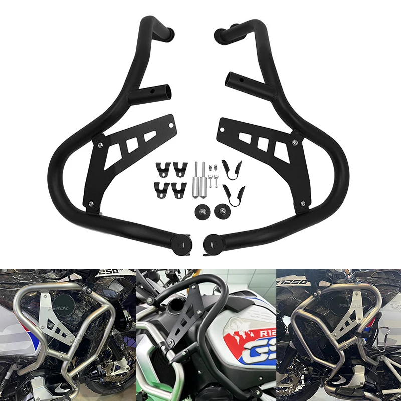 

Engine Highway Guard Crash Bar Bumper Frame Protection For BMW R1250GS LC ADV Adventure R1250GSA R 1250 HP 2019-2023 2022 2021
