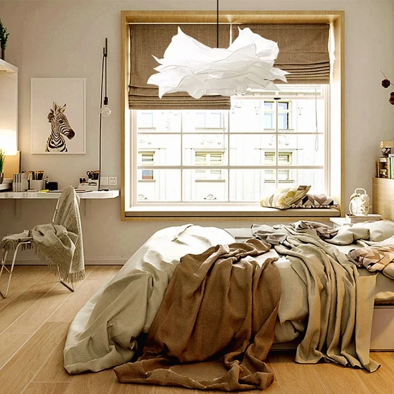 1Pcs DIY Paper Lamp Shade Creative Cloud Shape Lampshade Ornament Light Cover for Wedding Studio Event Space