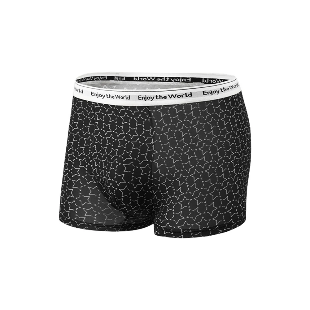 

Дышащее нижнее белье, свободное нижнее белье, высокая эластичность, принт, обычная длина, размеры S-XL, сексуальный стиль, применимый для мужчин