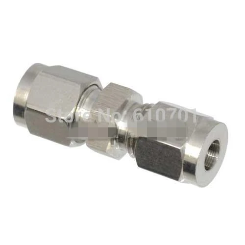 

1Pc 22MM STRAIGHT DOUBLE FERRULE TUBE PIPE FITTING CONNECTOR SS 304