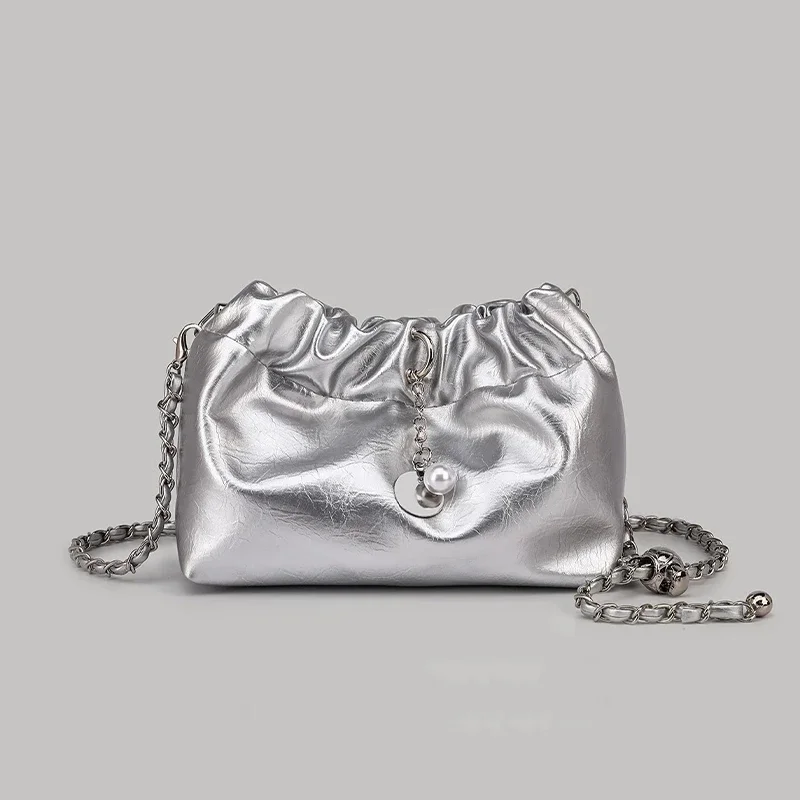 

Y2K Millennium Bag Women 2025 New High Sense Shoulder Bags Summer Chain Bag Fashion Bucket Bag Messenger Bags Purses Handbags