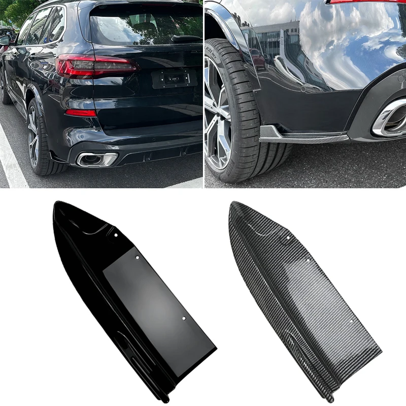 Gloss Black Car Rear Bumper Lip Diffuser Splitter Spoiler ABS Spoilers Auto Accessories For BMW X5 G05 M Sport  2019-2023