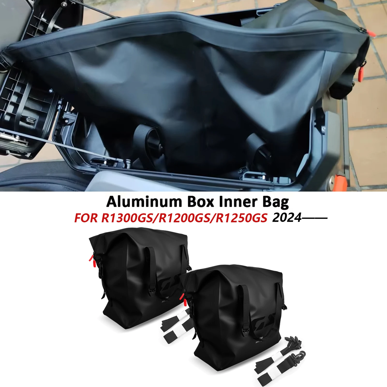 

For R1300GS Adventure R1200GS R1250GS ADV Motorcycle Rear Box Inner Storage Bag Waterproof Case Liner Bag Side Tail Pannier Bag