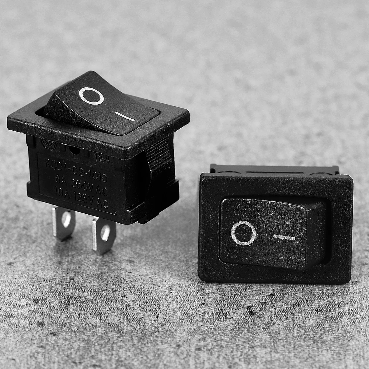 

20 pcs Rocker Switch Electrical Circuit LED Toggle Push Button Boat Snap Insulated Sturdy Shell Student Project Safe Fit