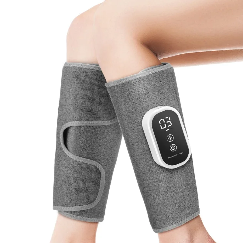 Electric Leg Massager Wireless Rechargeable Air Compression Calf Massage Relax Leg 3 Modes 360° Air Pressure Air Bag Leg Massage
