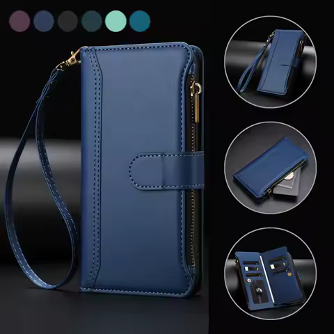 Wallet With Card Slot Kickstand Magnetic Flip Leather Case For XiaoMi Poco F7 Pro Ultra F6 F5 F3