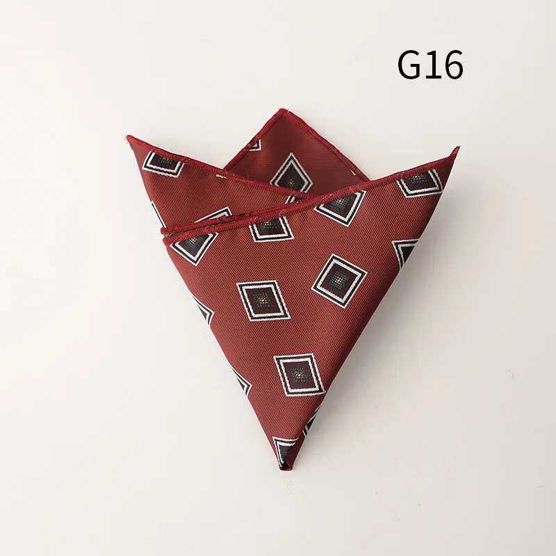 男性のブランドハンカチヴィンテージ幾何学ポケットチーフソフトハンカチウェディングパーティービジネスシルクカラフルな胸タオルギフトネイビー