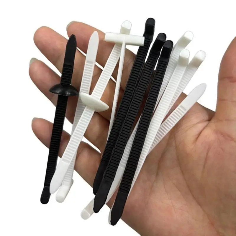  Nylon Cable Tie Buckle, Heavy Duty Nylon Ties Holder, New Multifunctional Cable Tie Buckle for Car Daily Repair